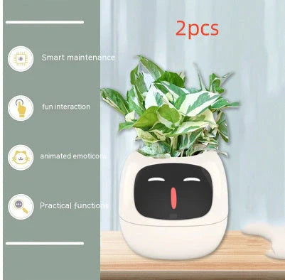 Smart Planter with AI and 7 sensors for easy plant care in various colours
