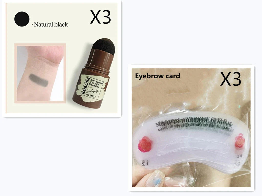Premium Eyebrow Shaping Kit with precision stamp for effortless, natural-looking brow perfection