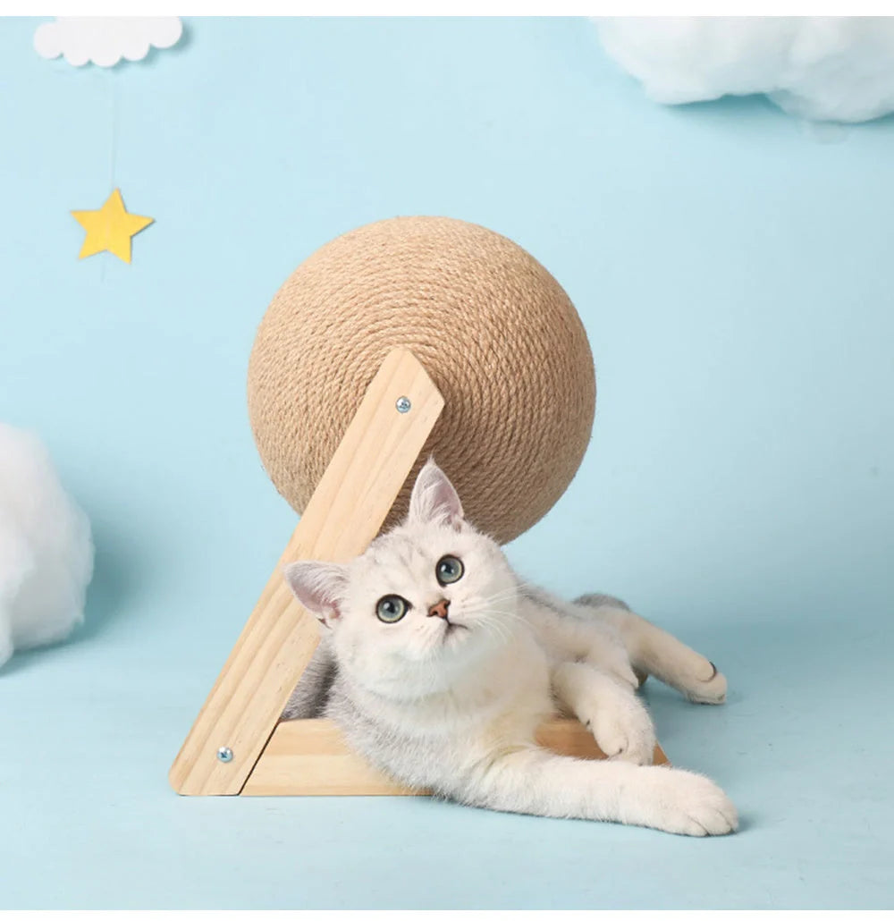 Professional Vertical Cat Toy Sisal Cat Catching Ball for furniture protection