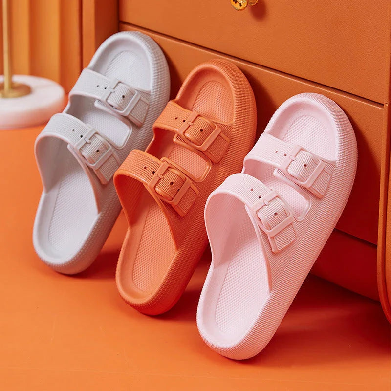 Stylish and comfortable platform slippers for women featuring a variety of vibrant color options