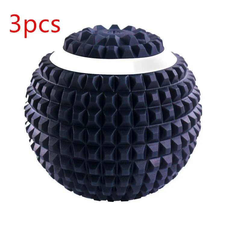 Premium vibrating massage ball with 4 adjustable vibration modes for muscle relaxation and recovery
