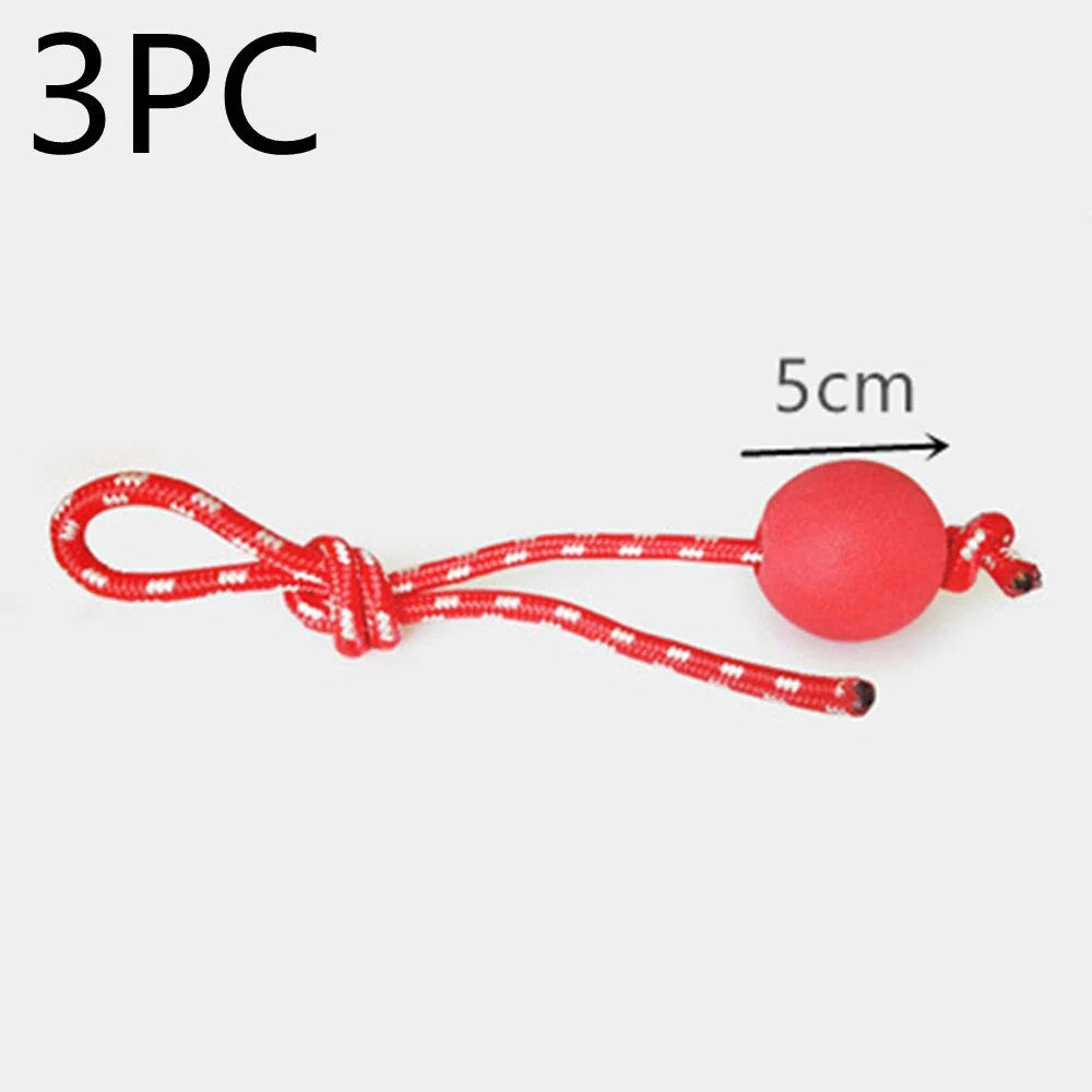 Durable, colourful chew toy with unique sucker design for dogs to play and maintain dental health