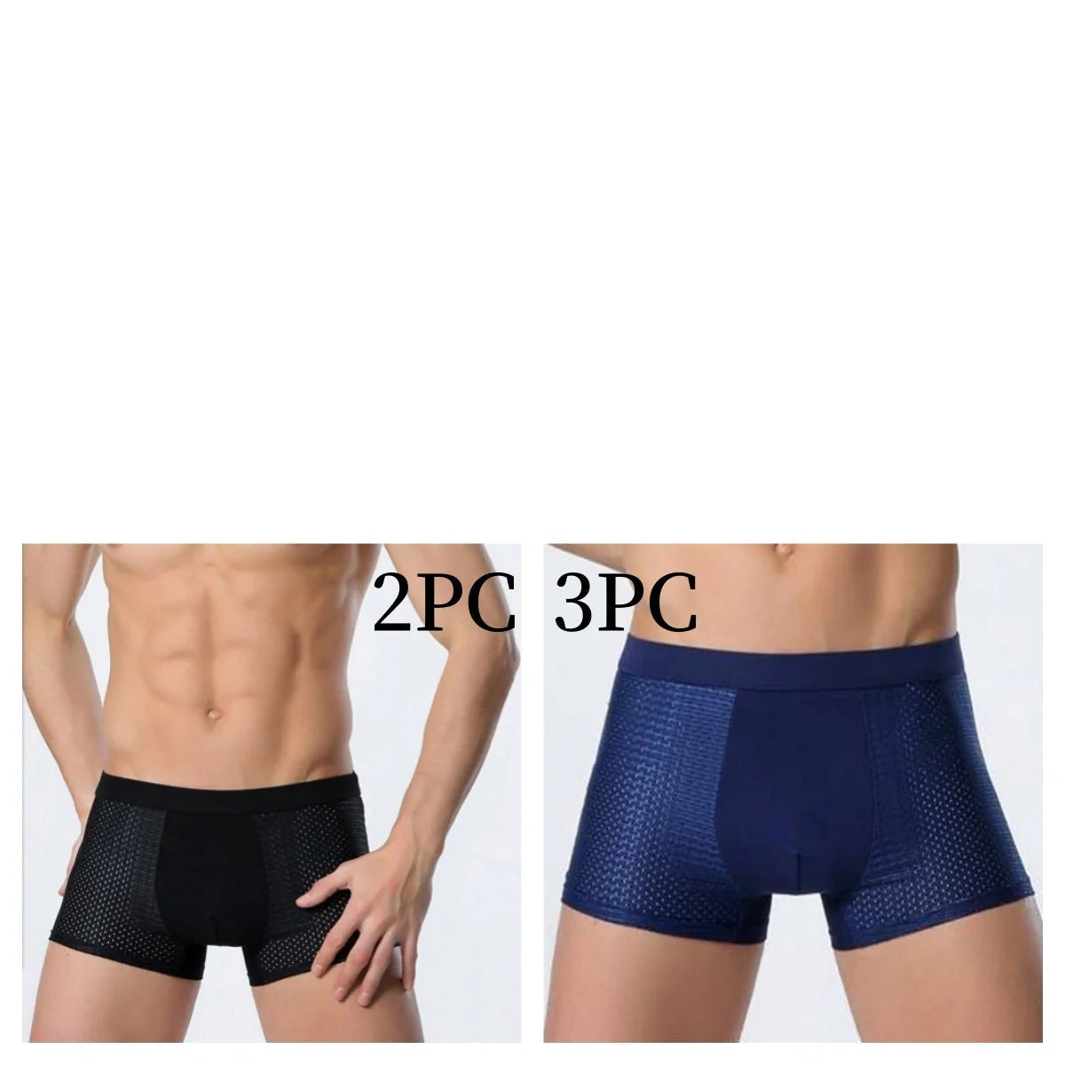 Premium modal mesh boxers in various colors and sizes