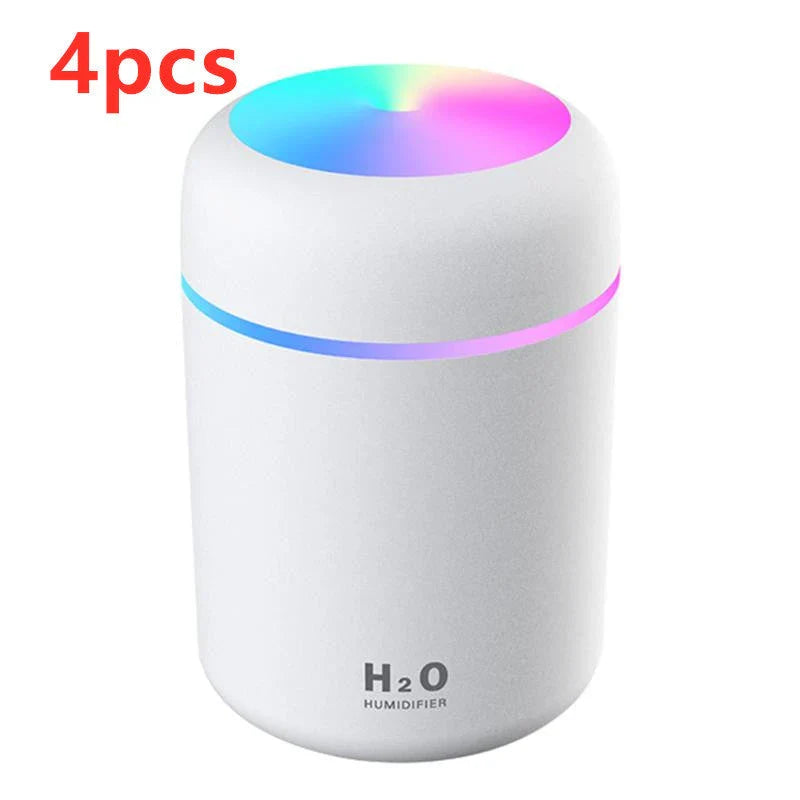 Mini USB Humidifier with Soothing Mist, Quiet Operation, and Automatic Shut-Off for Bedrooms