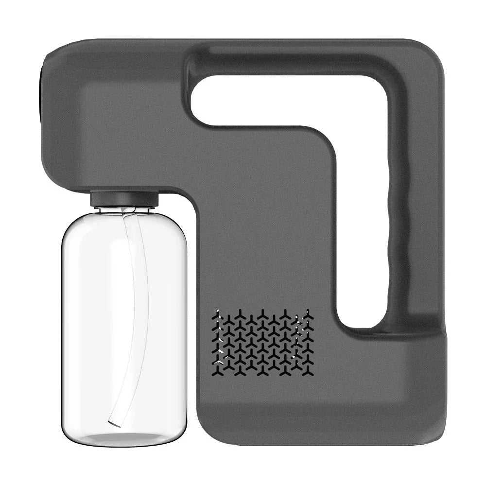 Powerful cordless disinfecting sprayer with rechargeable battery, adjustable spray settings, and compact portable design for thorough home sanitization