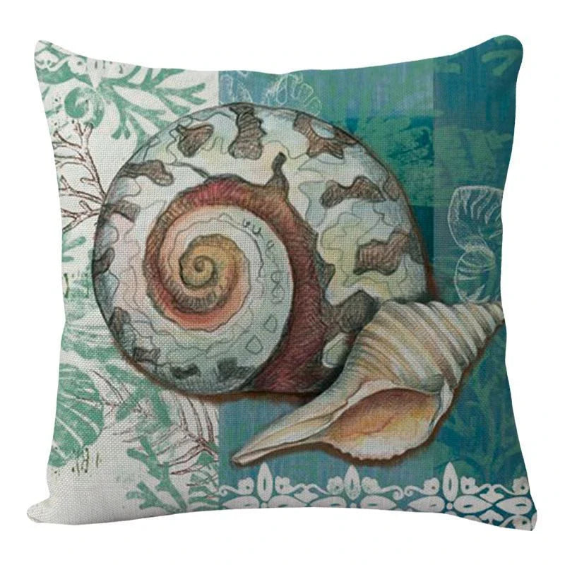 Stylish Sea Life Cushion Covers featuring vibrant marine-inspired designs to enhance British home decor