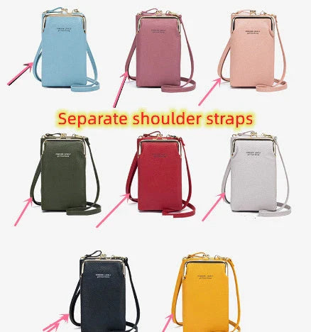 Stylish PU leather shoulder bag featuring a lychee pattern design in a range of vibrant colours