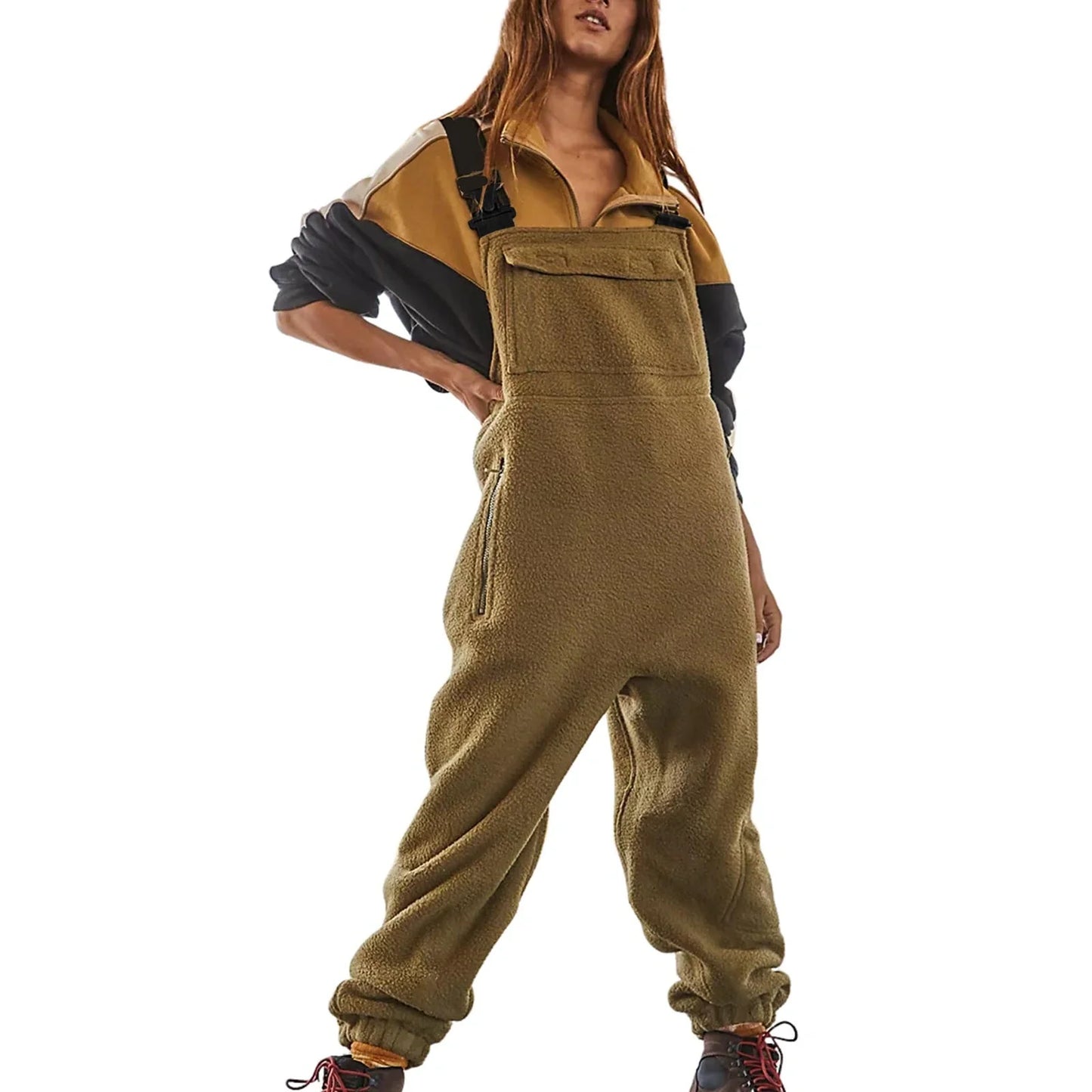 Premium Workwear Jumpsuit in Cosy Polar Fleece - Versatile Office Attire in Multiple Colours