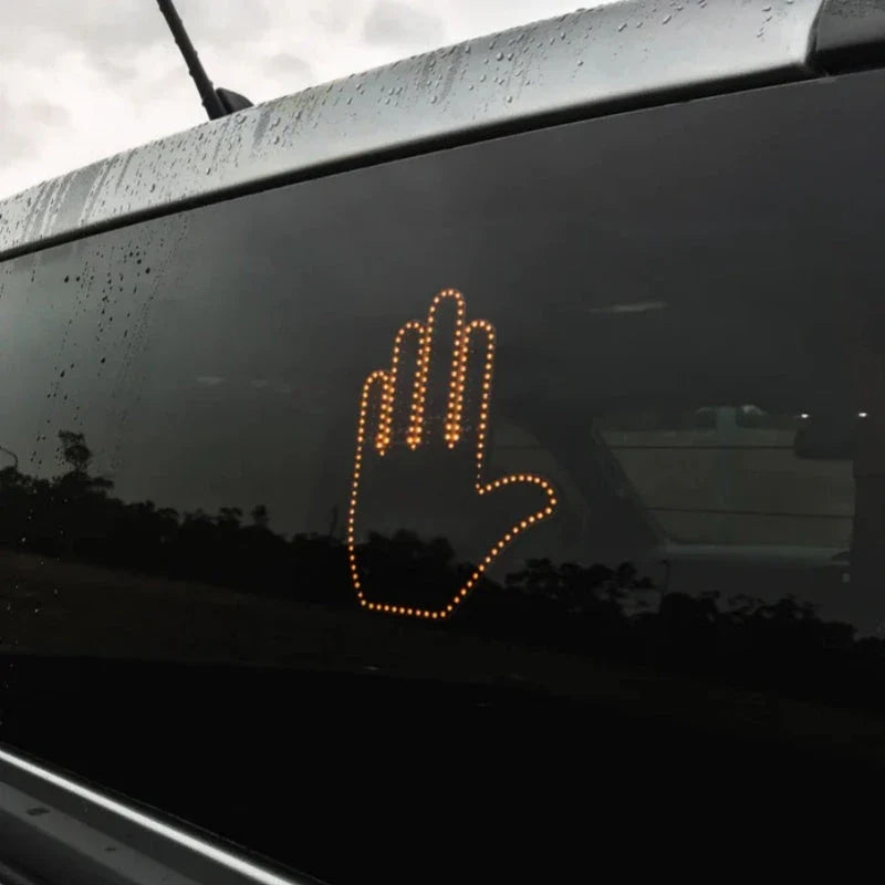 Attention-Grabbing Gesture Light: Illuminate Your Driving Expressions with 176 Bright LED Bulbs and Three Gesture Modes