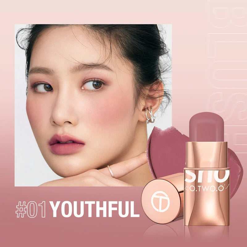 GiftHome UK Nourishing Natural Blush Stick: Smooth Complexion, Radiant Glow