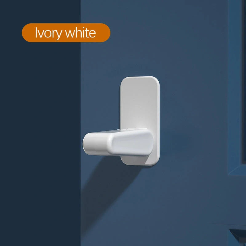 ABS child and pet safety door lever lock in apple white