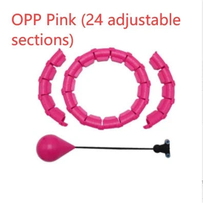Adjustable waist hoop made of high-quality polypropylene for efficient fitness training and fat burning