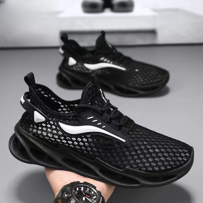 Men's breathable mesh sneakers with lightweight composite sole and variety of color options