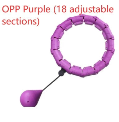 Adjustable waist hoop made of high-quality polypropylene for efficient fitness training and fat burning