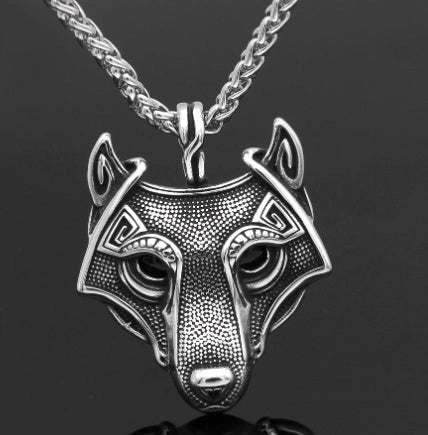 Vintage Norse rune necklaces for men, featuring a range of intricate Viking symbols and designs crafted from premium stainless steel