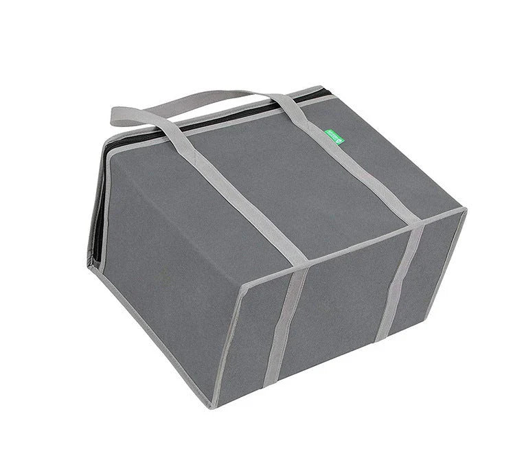 Insulated lunch bag made of non-woven fabric and aluminum foil, designed for outdoor adventures, picnics, and work
