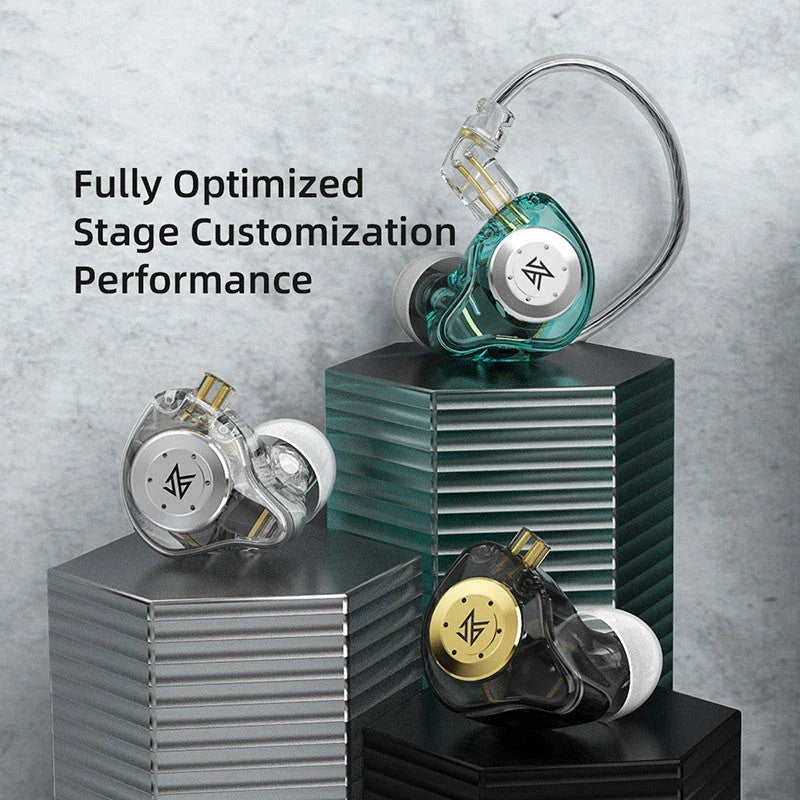 KZ EDX Pro Earphones with powerful bass, noise cancellation, and ergonomic design for active lifestyles.