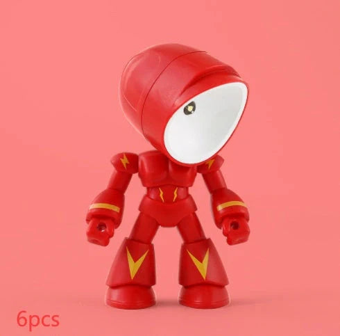 Mini LED Hero Robot Table Lamp with adjustable arms and 360° rotating head
