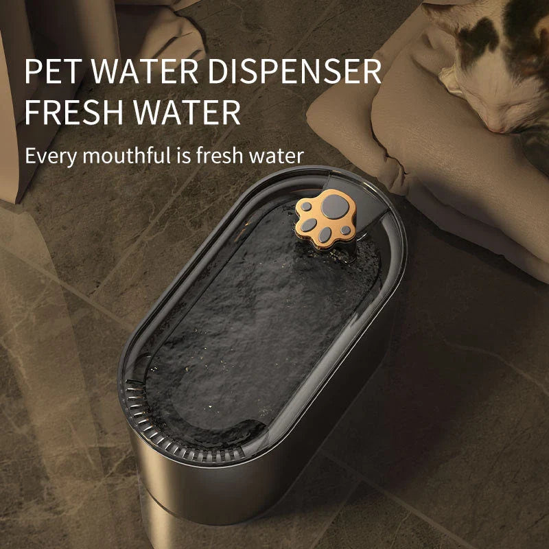 Quiet 3L Automatic Pet Water Fountain with LED Lights for Dogs and Cats - Premium Hydration Solution
