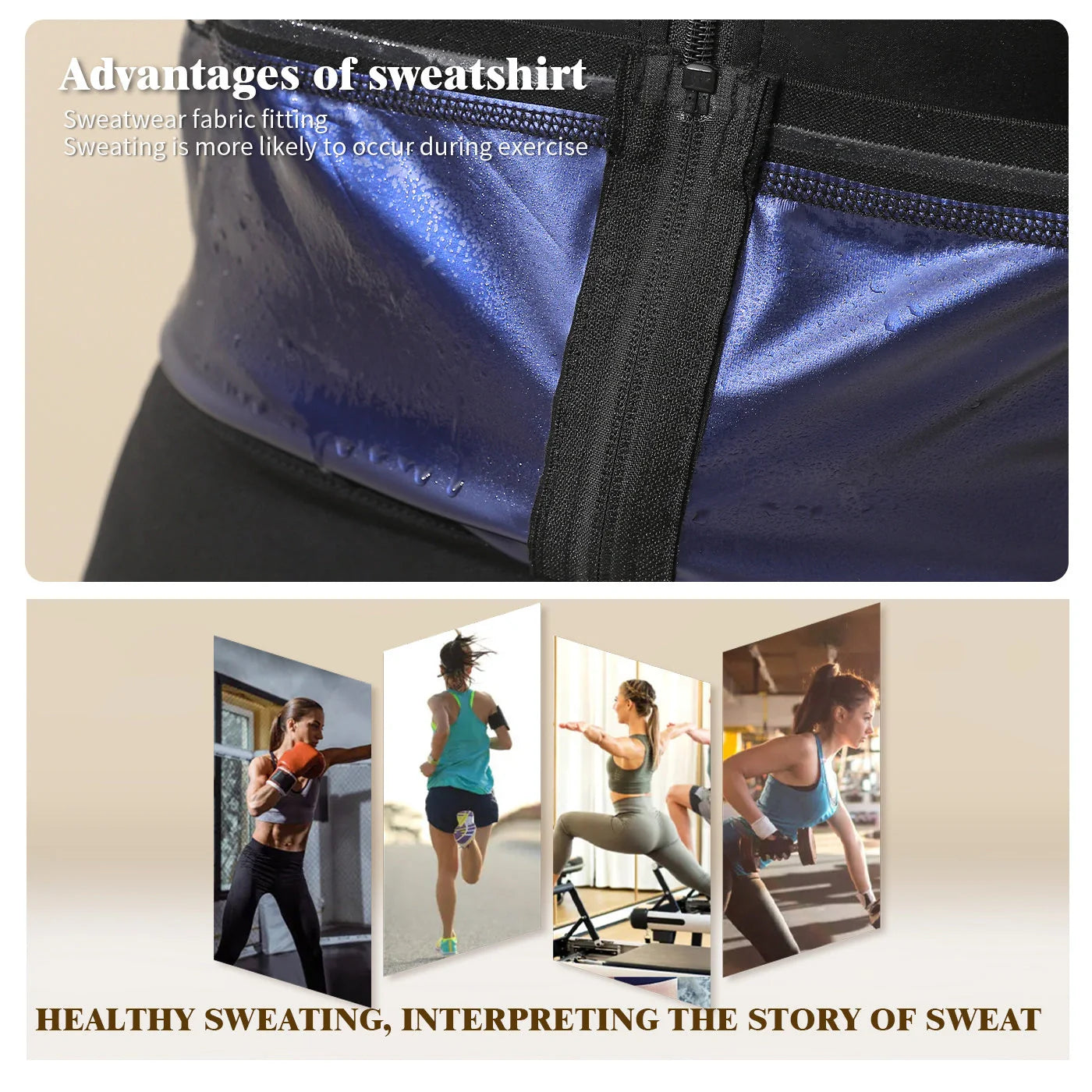 Stylish women's zip vest shapewear sweatshirt in black, perfect for layering or wearing solo.