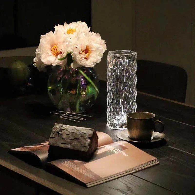 Rose Light Projector with mesmerizing 3D rose-themed lighting effect, creating a serene and relaxing atmosphere in any room