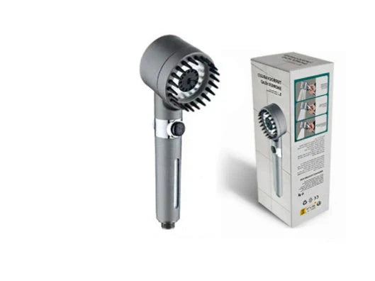 Premium 3-mode high-pressure shower head with detachable filter, made of durable ABS material for a relaxing and refreshing shower experience.