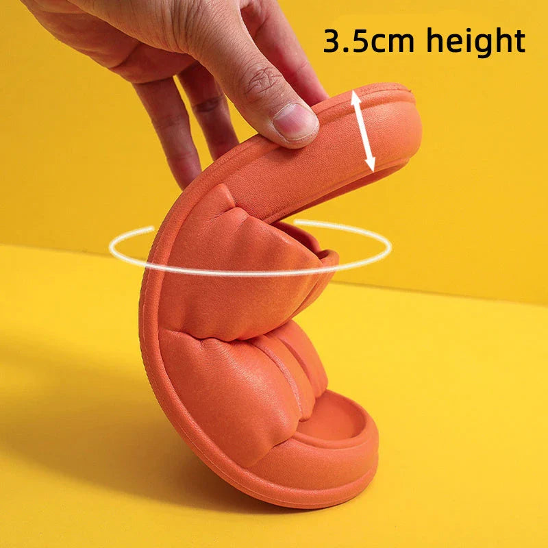 Plush Comfort Bathroom Slides in various vibrant colors, featuring soft EVA soles and water-resistant design