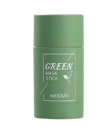 Premium green tea mud mask for oil control, acne treatment, and skin brightening