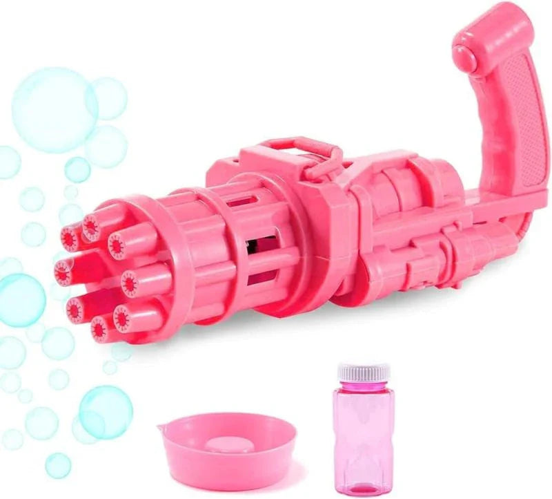 Bubble Blaster Toy for Kids - Powerful Leaf Blower Bubble Gun Machine in Vibrant Colors