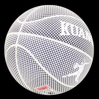 Luminous glow-in-the-dark basketball with reflective design for night games and outdoor activities