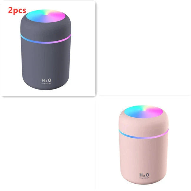 Mini USB Humidifier with Soothing Mist, Quiet Operation, and Automatic Shut-Off for Bedrooms