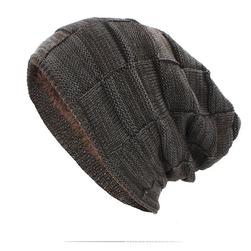 Unisex wool knitted beanie in various colours for winter warmth
