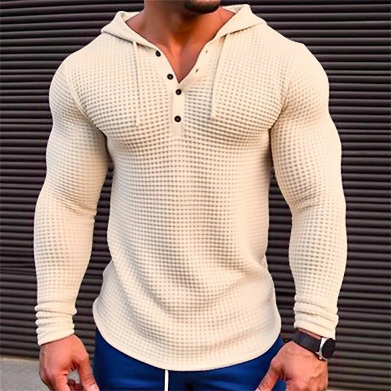 Men's casual pullover sweatshirt in various classic colours, featuring a tailored fit and soft, breathable polyester fabric for all-day comfort and style.