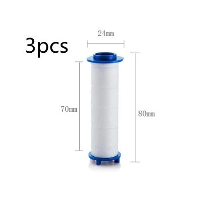Premium high-pressure shower head with 5-speed supercharged spray patterns, large water output, and modern minimalist design
