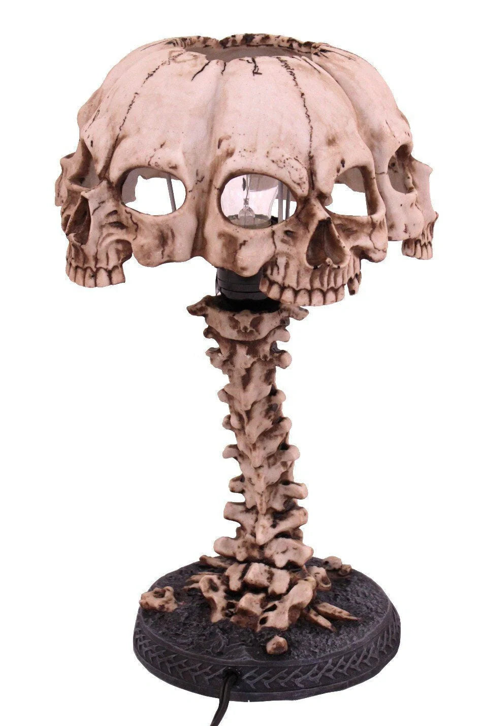 Halloween Jack Glowing Table Lamp with unique skeleton design and LED lighting