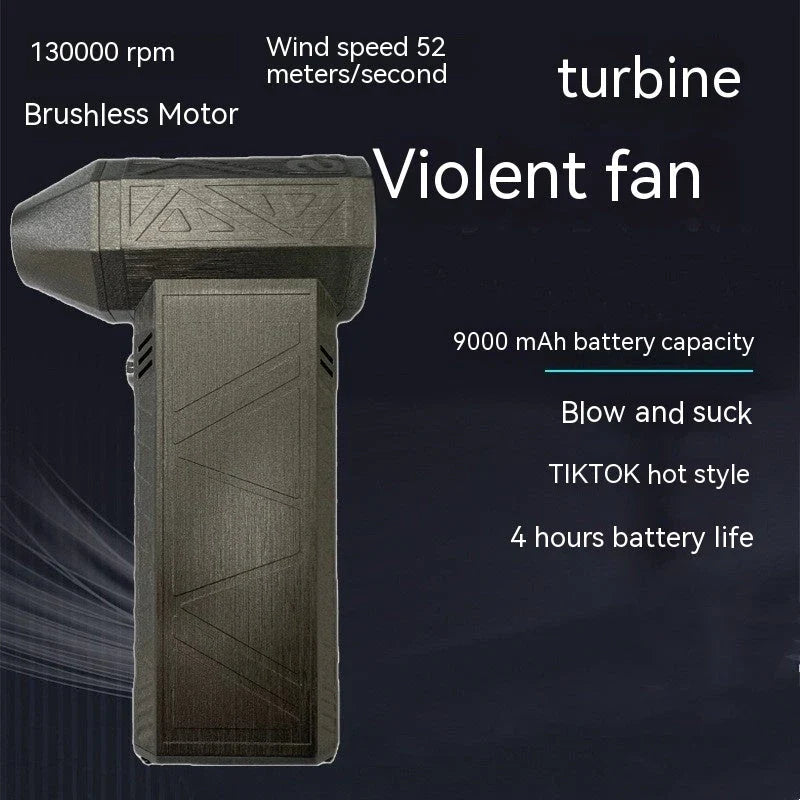 Powerful cordless air duster with turbo blower for quick and efficient cleaning in home, car, and office