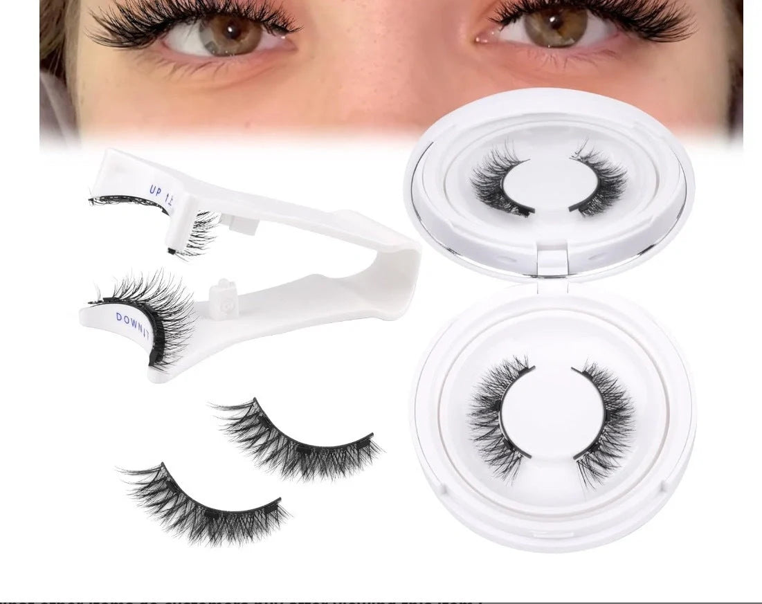 Magnetic mink false eyelashes in various styles and colours, designed for a natural and captivating eye look.