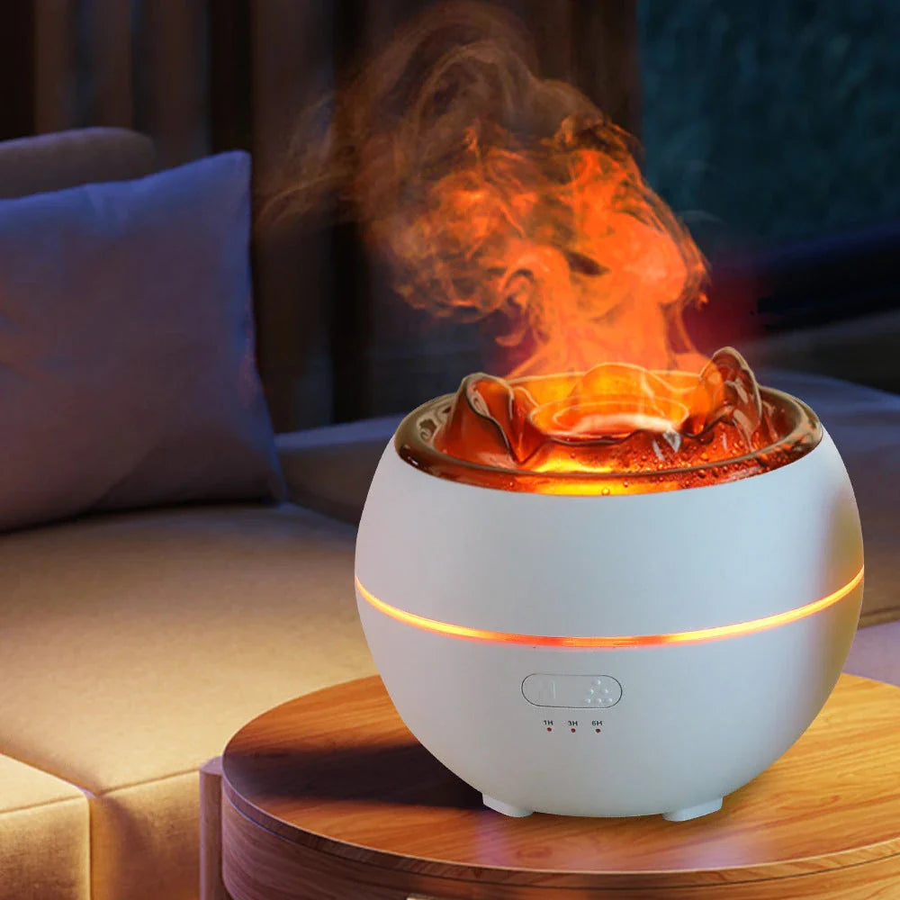Sleek and compact aroma diffuser with adjustable timer settings, automatic shut-off, and large water tank for long-lasting fragrance dispersal