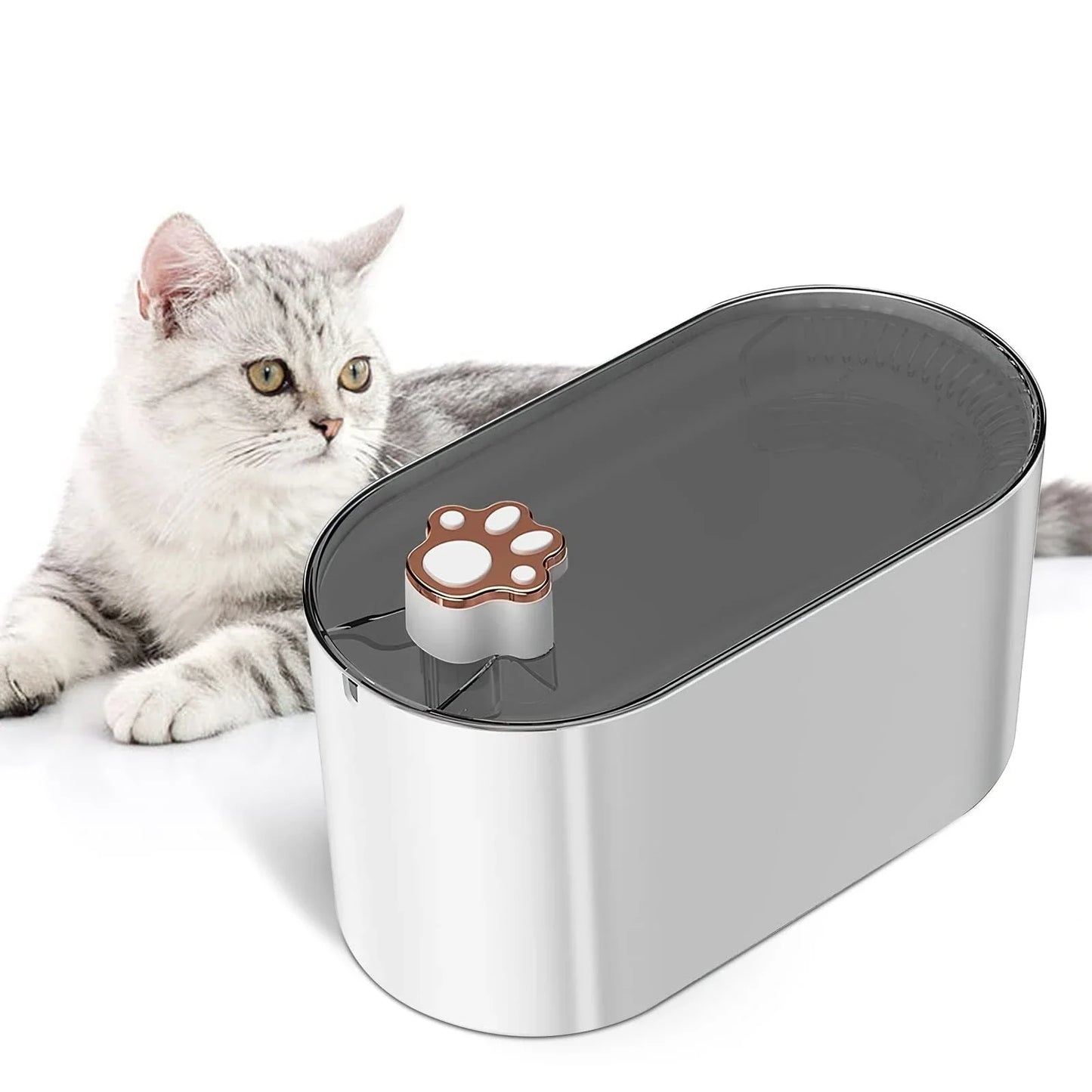 Quiet 3L Automatic Pet Water Fountain with LED Lights for Dogs and Cats - Premium Hydration Solution