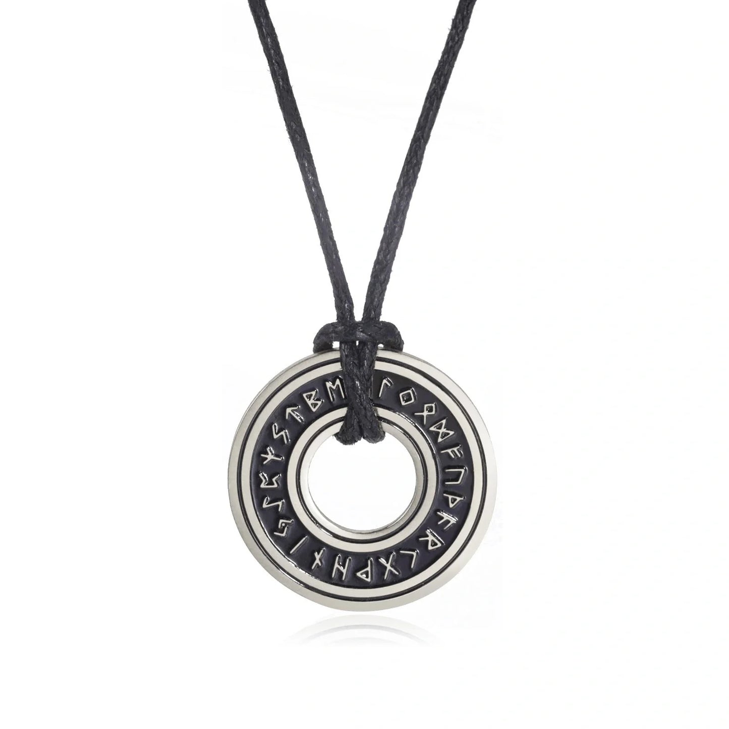 Vintage Norse rune necklaces for men, featuring a range of intricate Viking symbols and designs crafted from premium stainless steel