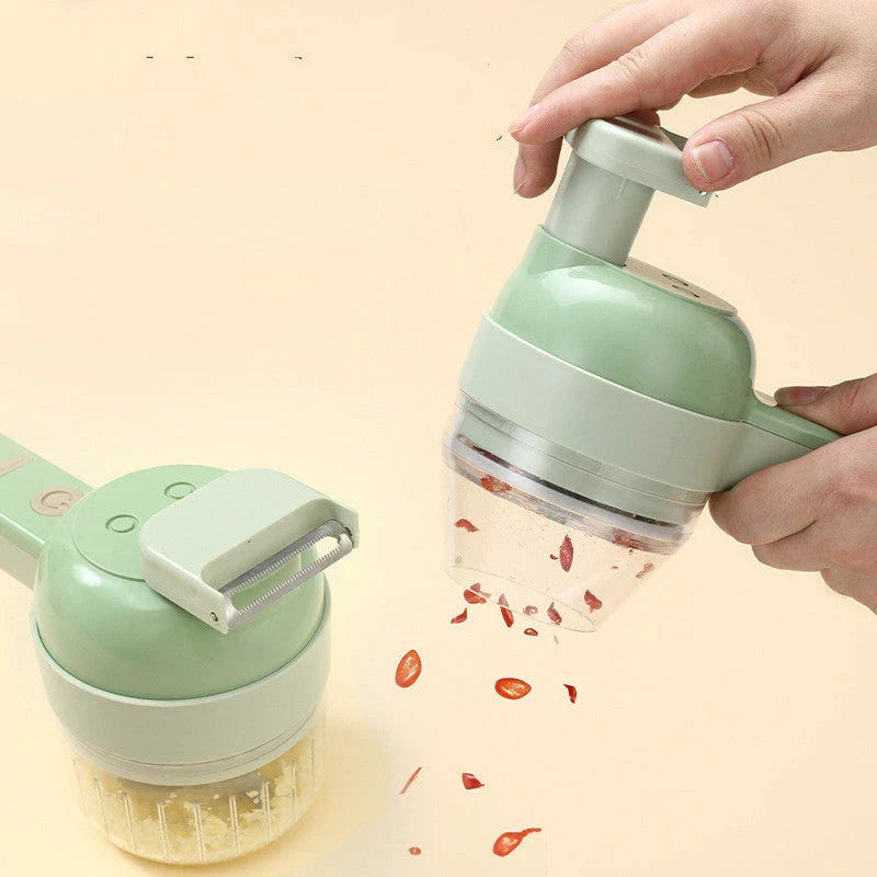 Electric food processor with sleek, modern design for efficient meal preparation