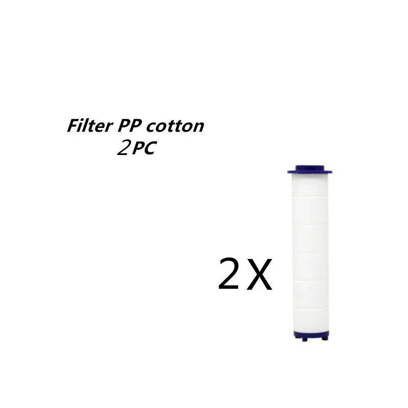 A high-pressure shower head with a stop button, cotton filter, and powerful water pressure for a luxurious bathing experience.