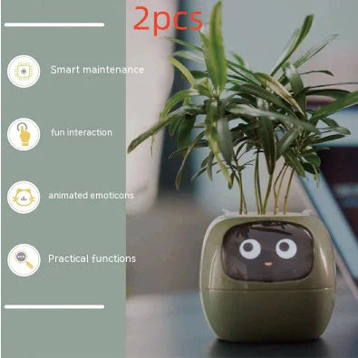 Smart Planter with AI and 7 sensors for easy plant care in various colours