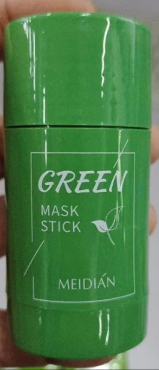 Premium green tea mud mask for oil control, acne treatment, and skin brightening