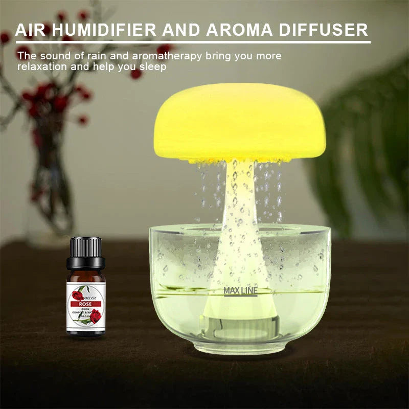 Versatile Cloud Humidifier with Soothing Ambience Lighting - Elevate Your Home Decor with Effective Humidification and Captivating Ambient Lighting