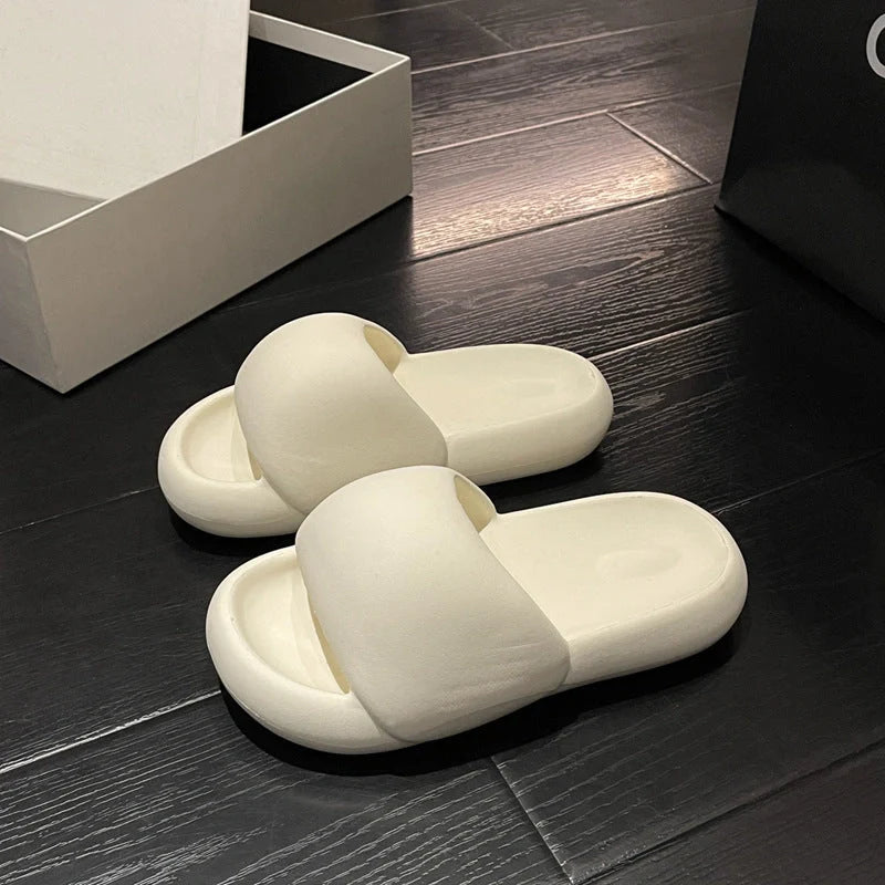 Non-slip thick bottom home sandals in various colours