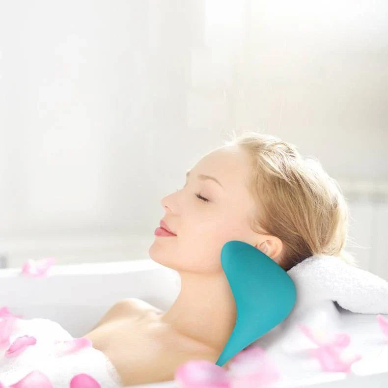 Premium Shiatsu massage pillow with memory foam construction and soothing kneading action for neck and cervical relaxation
