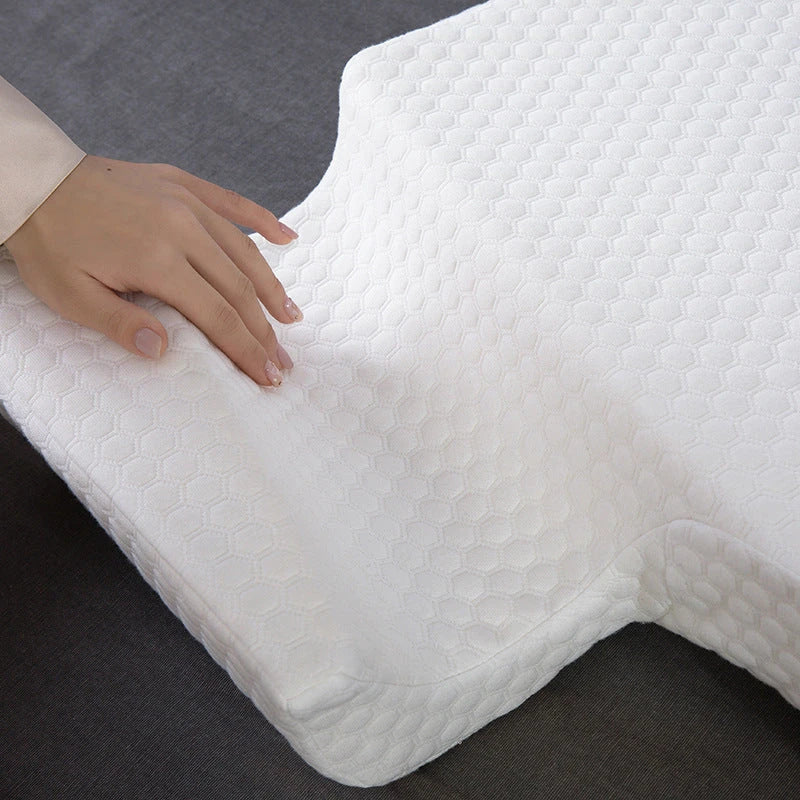Luxurious Couple Pillow with Slow-Rebound Memory Foam, Ergonomic Design, and Customisable Options for Optimal Sleep Comfort