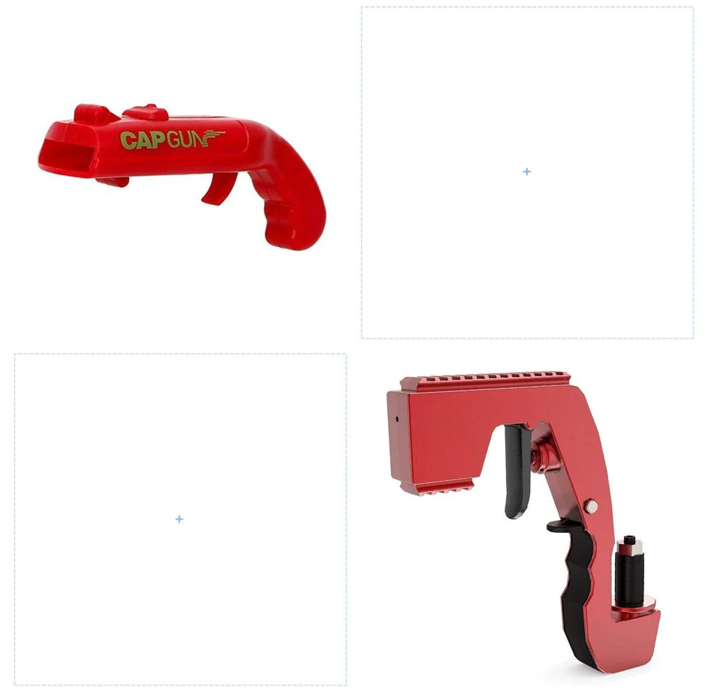 A catapult-style bottle opener made of high-quality ABS plastic, designed with a playful American-inspired flair to add entertainment to any British drinking occasion.