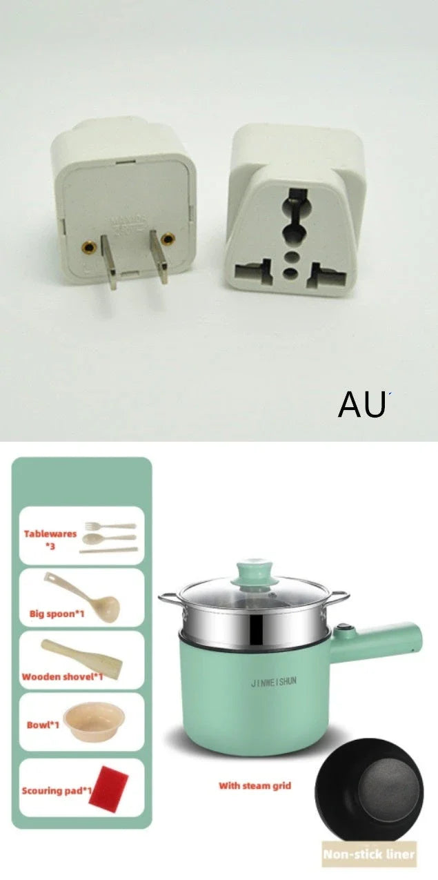 Versatile Mini Electric Cooker for Home and Dorm - Compact, Efficient, and Easy to Use